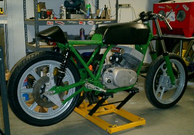 Brian's RD400 Project Cafe Racer getting there