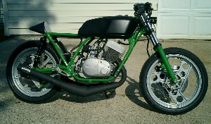 Brian's RD400 Project Cafe Racer Finished Right Side