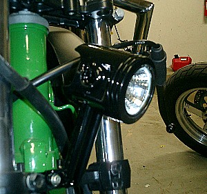 Brian's RD400 Project Cafe Racer Piston Headlight 1