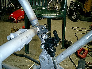 Brian's RD400 Project Cafe Racer Rear Master Cylinder Inside