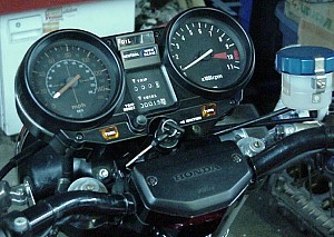 '83 CB1100F Tricked Out CB750F Streetfighter Gauges