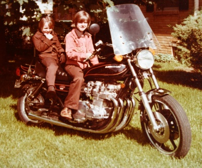 Me and My Little Brother 1979 On Fathers '78 KZ1000 LTD