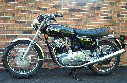 Norton Commando '75 850E with 7k miles