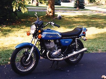 1972 Kawasaki H2 in Factory Blue