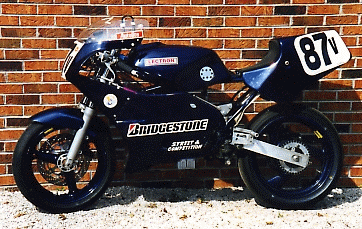 Custom RZ350 Road Racer owned by Sam Simon (Indianapolis)