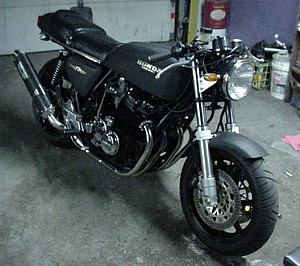 Tim Shutters  CB750F Super Sport Almost Done Right Front